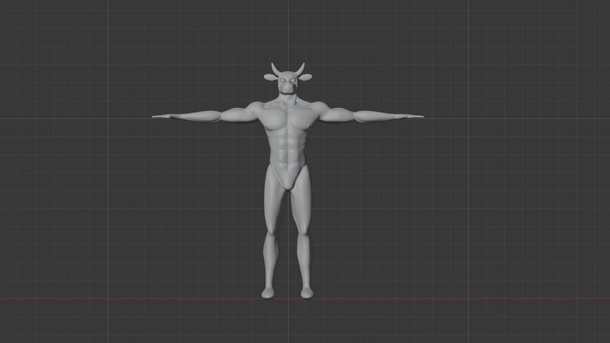 YnFxn2's tweet photo. I decided to go back to the bull to work on the sculpting. Basically, after three hours of work, I can say that I’m starting to understand better how the muscles work. Although, I do see some issues with the legs. https://t.co/DFODtkMhBM