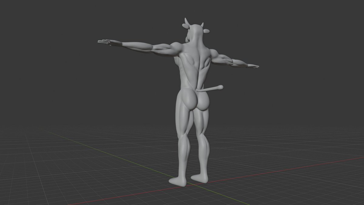 YnFxn2's tweet photo. I decided to go back to the bull to work on the sculpting. Basically, after three hours of work, I can say that I’m starting to understand better how the muscles work. Although, I do see some issues with the legs. https://t.co/DFODtkMhBM