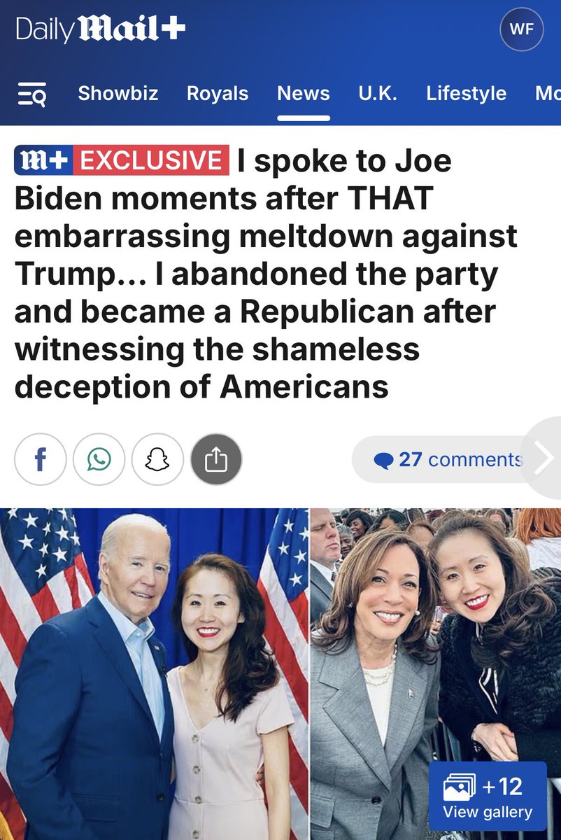 lindyli's tweet photo. The @DailyMail just profiled me. They wanted the story the Democrats tried to erase

UNBURDENED is that story

I told the truth about Biden. They took my friends, my platform &amp; my life

I wrote the book anyway. You will never see politics the same way again. Plz get my book now🇺🇸 https://t.co/0MFrQfFlKP