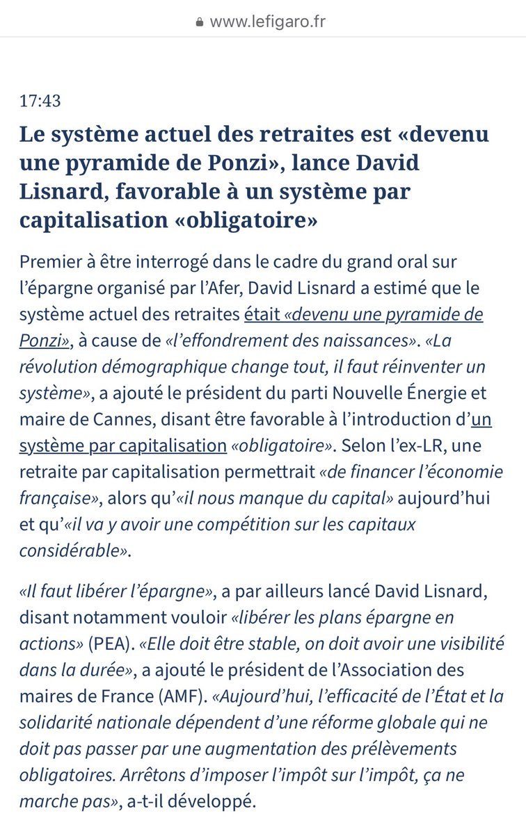ANTOINEPat74's tweet photo. Nous ne sommes pas obligés de céder à la fatalité !
Le pays a profondément changé et ses équilibres démographiques avec lui. Le système des retraites ne tient plus, une solution libérale et responsable existe pourtant ! Elle rendra tous les français actionnaires des entreprises françaises  tout en donnant à ces entreprises les moyens de se développer, c’est un système dynamique et vertueux.
@davidlisnard 
@LisnardCap2027 
@FranceavecDL 
@Nouv_Energie