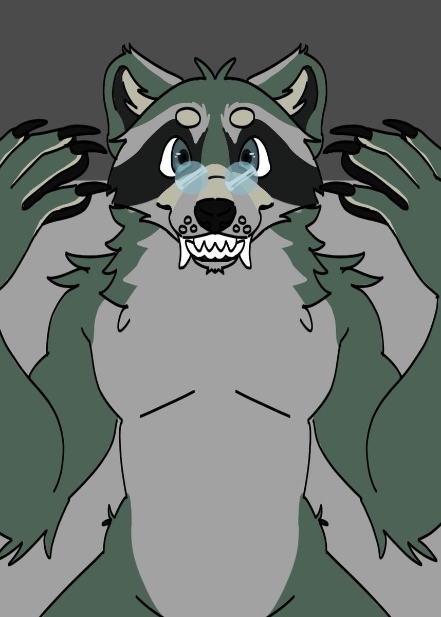 teeniegutz's tweet photo. some closeups of a ref sheet comm!! lil raccoon guy hehe #art #furry #furryart https://t.co/IwUMPVPyBx