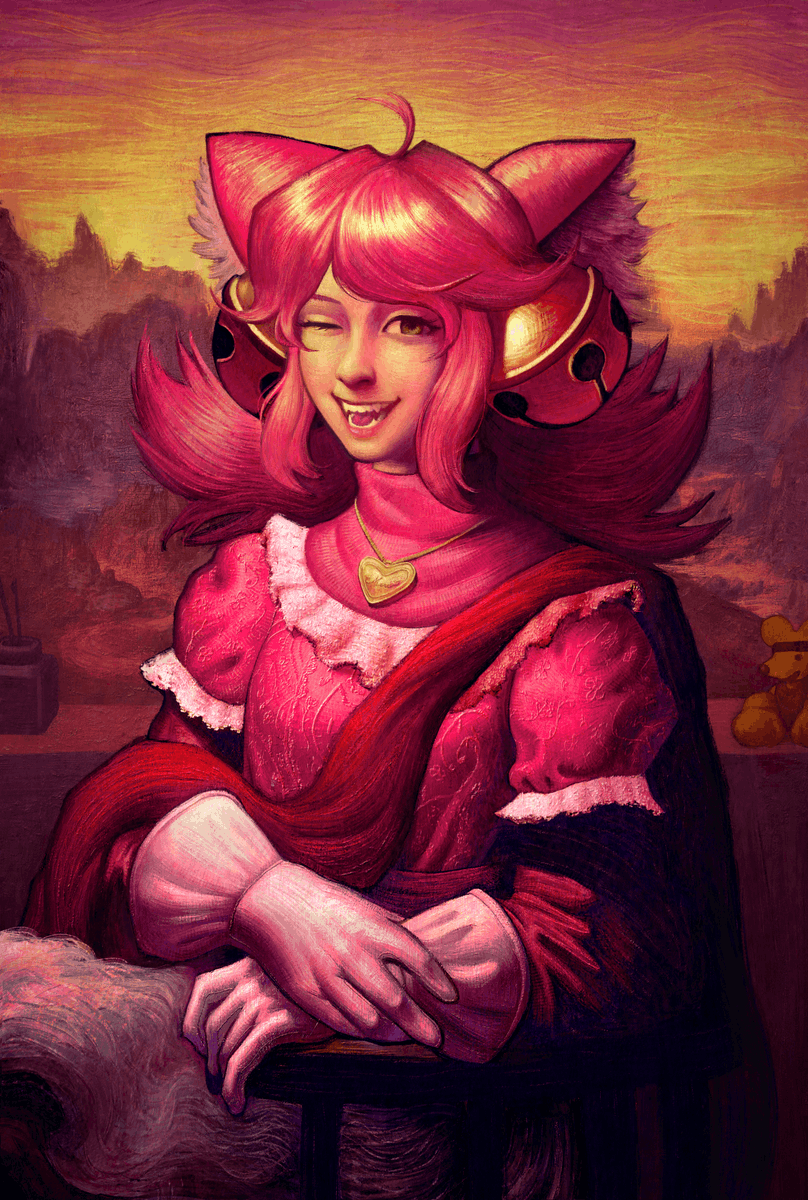 Name_is_Less's tweet photo. Pink Lisa of The Seven Suns https://t.co/qcGXL96EFF