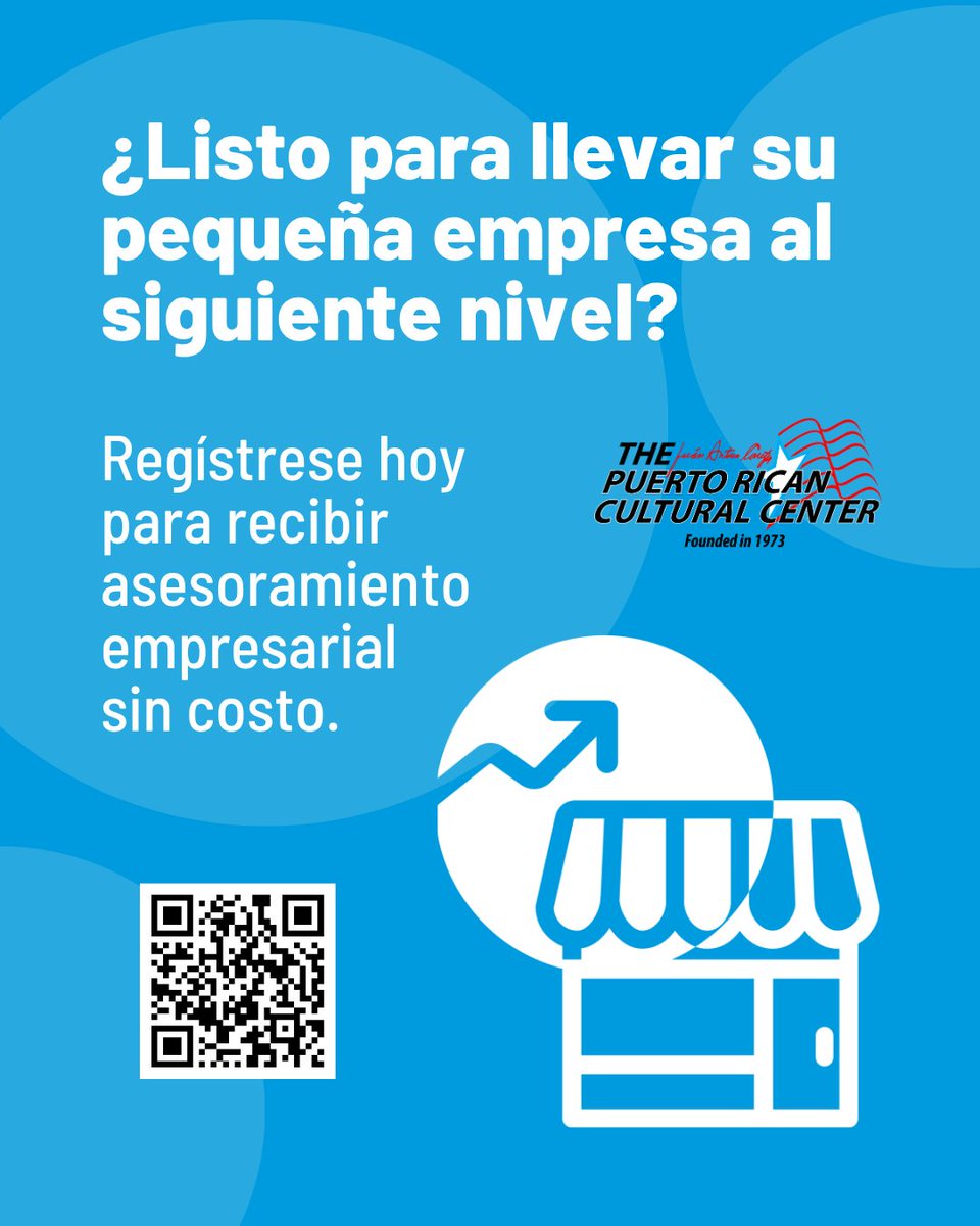 jacprcc's tweet photo. No importa en qué etapa de tu trayectoria empresarial te encuentres, no tienes que hacerlo solo. El Puerto Rican Cultural Center (PRCC) es un socio de The Source, la red de confianza del Condado de Cook para el éxito de las pequeñas empresas. A través de esta colaboración, conectamos a emprendedores con orientación experta, recursos valiosos y oportunidades de financiamiento, todo sin costo.

¿Listo para dar el siguiente paso? Visita https://t.co/D3LPQkl9Ng para conectarte hoy mismo.
#SmallBusinessSource #CookCounty #BusinessAdvising #CookCountySmallBusiness