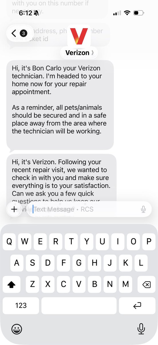 toddsaunders's tweet photo. Agents can file the ticket, but you still need humans (with trade skills) to show up and do the work!

Huge shout out to @Muse and @Verizon for making this a seamless process. 

It was fixed in 24 hours and the process from agent ticket to human fix was incredible. 

The future is going to be so exiting. 💪
