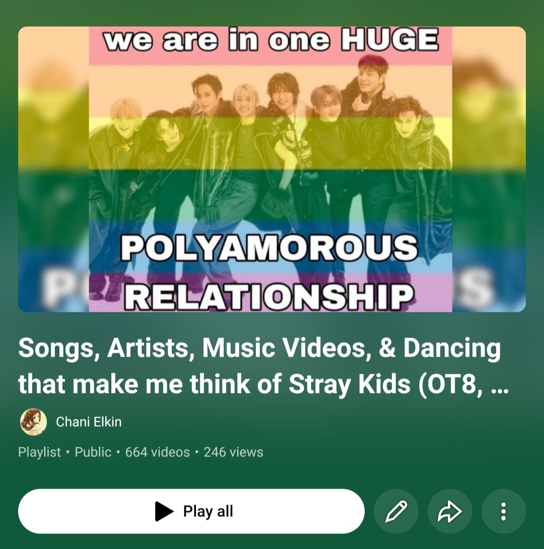 HarteHana's tweet photo. @skzview_ I don't really have much 4 #STAYVILLE, but I did make this playlist (for @Stray_Kids members themselves, but also #STAYs), which includes my 1st #StrayKids fanvid & my #ChansRoom Fanvid. Pic of playlist as X won't do image preview card 4 playlist links: https://t.co/qNdJXGCU6n https://t.co/RlWrQ1Lngu