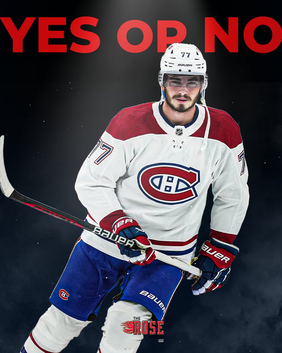 rosereportsick's tweet photo. The Flames are reportedly showing interest in Canadiens forward Kirby Dach.

YES or NO: Would you want the Flames to trade for Kirby Dach?

#sick #therosereport @MattRoseYYC https://t.co/ONpW9ioWPp
