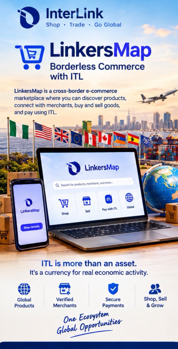 ojoudu's tweet photo. Shop local. Connect globally. LinkersMap brings merchants, products and ITL-powered commerce together in one growing marketplace. https://t.co/aHoUoCmjag