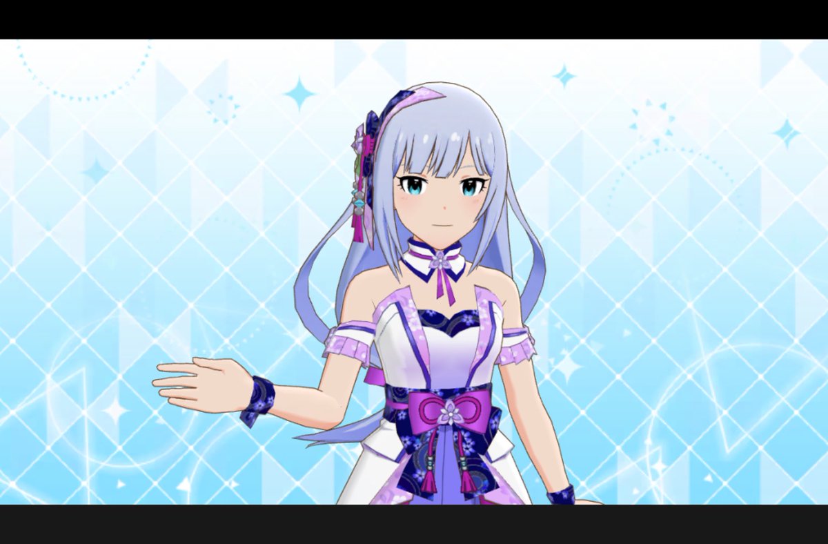 ma_ru_go's tweet photo. 昨日引き忘れた代償なのか、未所持の紬の初期SSR出た！
最初、都会の風に吹かれて　のカードと勘違いして 持ってるんだけど…となった(( 

#ミリシタスクショ朝の1枚 https://t.co/YMn8FZZZoy