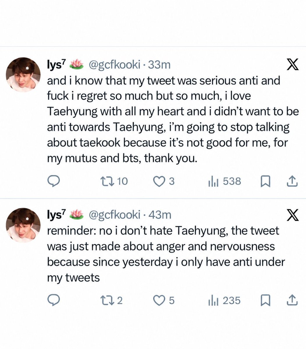 SnipeForV's tweet photo. This Jikooker claims to be OT7, yet posted content that drags 🐯 and can be used by antis to target him. They now claim they posted it out of anger and nervousness, but that does not justify posting content that can contribute to attacks against him!
🚮 
◾https://t.co/IcCybByxPC https://t.co/m7GKoNDSuJ