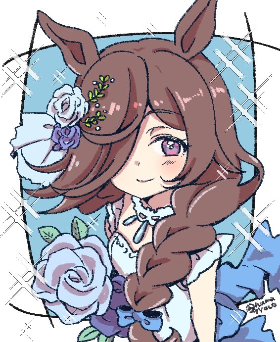 namatyoco's tweet photo. 過去絵ライスシャワーちゃん🍚 https://t.co/gpV4AB3ioS