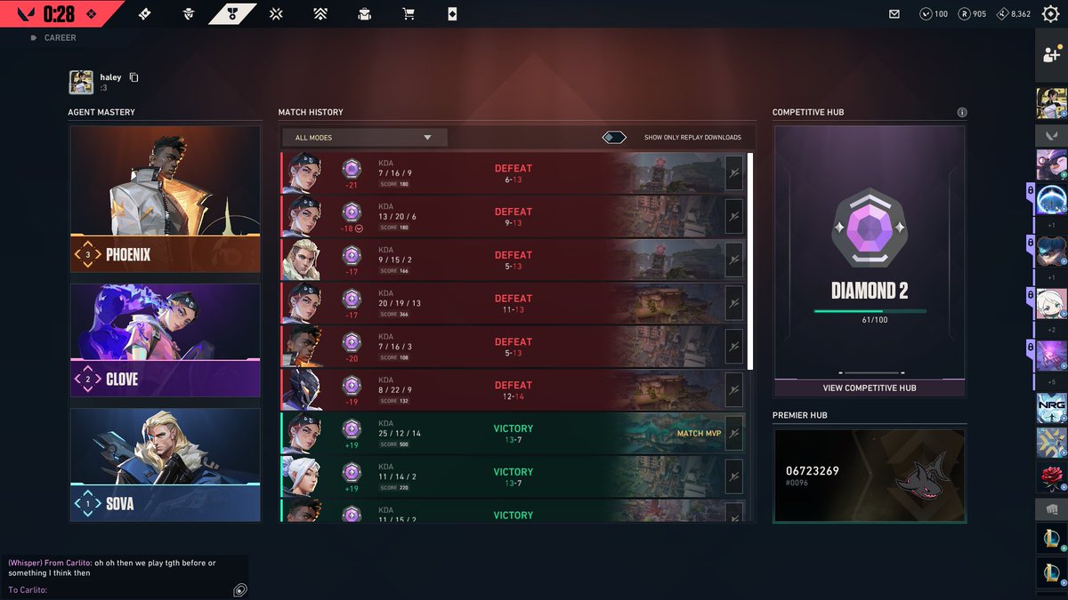 vampegf's tweet photo. just realized i deranked when i was playing but not playing the other day LMFAO gg https://t.co/98JaPkzGfJ