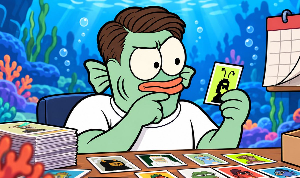 0xRobg's tweet photo. The $FRANKY mint is moving to tomorrow!
https://t.co/kVypXm0mmS

Franky isn’t satisfied yet. He needs a little more time to pick the naughtiest, filthiest, sexiest, freakiest fish for his list.

Only 666 total supply. Take a look while he makes up his mind https://t.co/nff32WvJ6k 👀