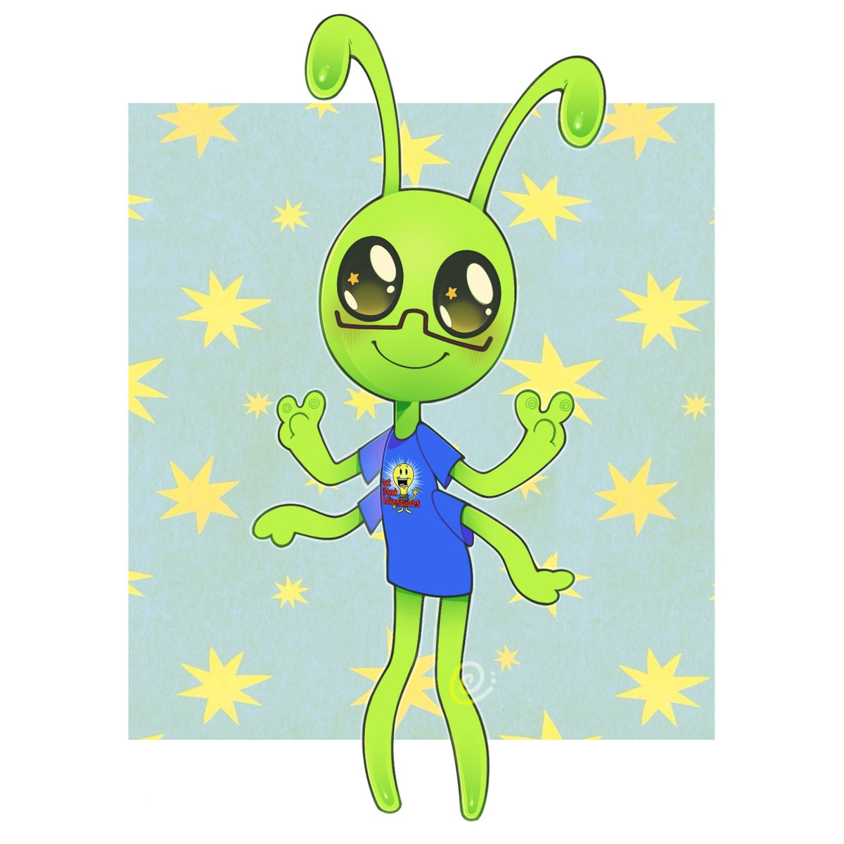 KUWAPOWR's tweet photo. friend from space 🌿👽 #factattackadventures https://t.co/cb5dsCnI28