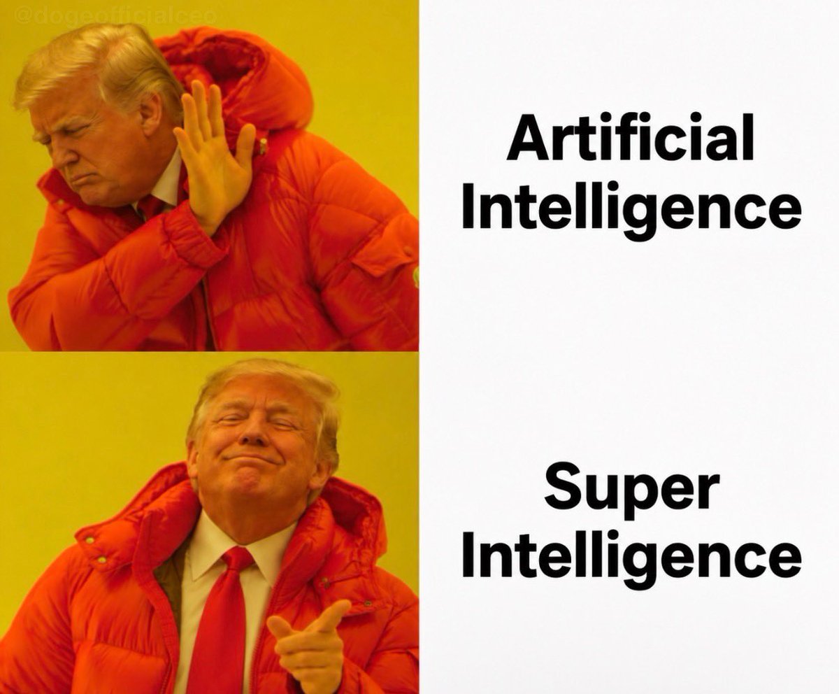 dogeofficialceo's tweet photo. Super Intelligence https://t.co/VwVXV2vLzc