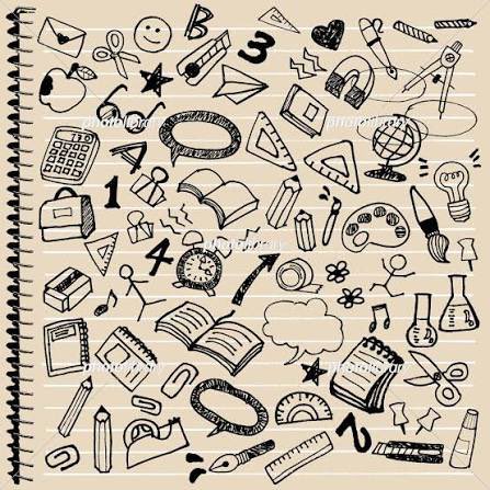 kasufan's tweet photo. ★ 落書きをすると記憶力が上がる？★授業中のノートへの落書きは、真面目に授業を聞かず、やる気がない証拠と思われがちである。しかし、落書きをすると記憶力が上がるという研究結果もある。太宰治のノートが2013年に公開された。そこには優秀な学生らしからぬ落書きの数々があった。 https://t.co/j6XAc21txg