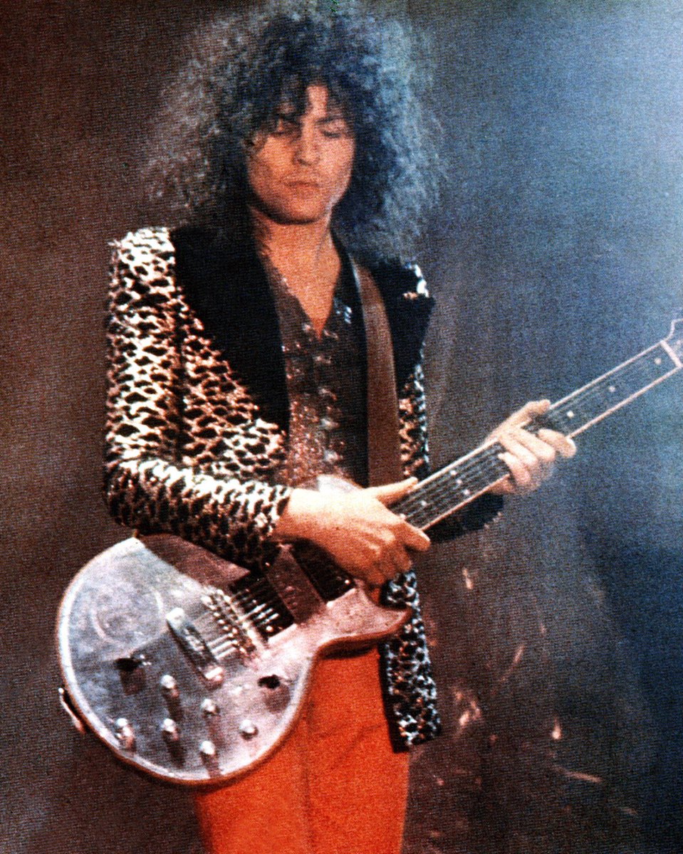 musicalvagabond's tweet photo. Remembering glam-rock phenom Marc Bolan of T. Rex who was born OTD in 1947. 

Marc heavily influenced multiple music genres.  Sadly, he died in a car crash at the age of 30.  A shrine and statue of him remain near the spot of the accident.

What's your favorite song by T.Rex? 🎸 https://t.co/5pfhN8XO5M