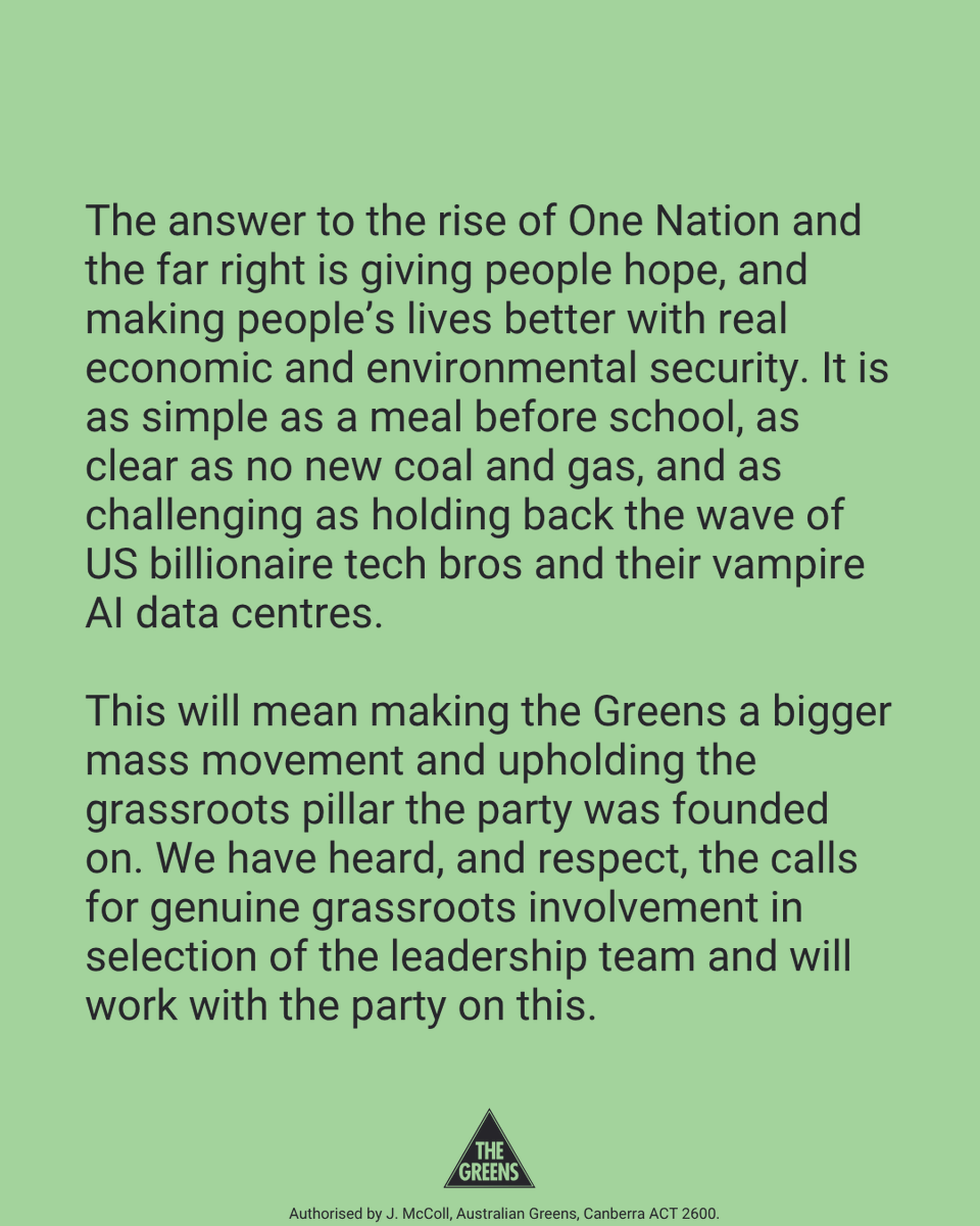 DavidShoebridge's tweet photo. Joint statement from Senator David Shoebridge and Senator Steph Hodgins-May https://t.co/O8CtXK1ZIR