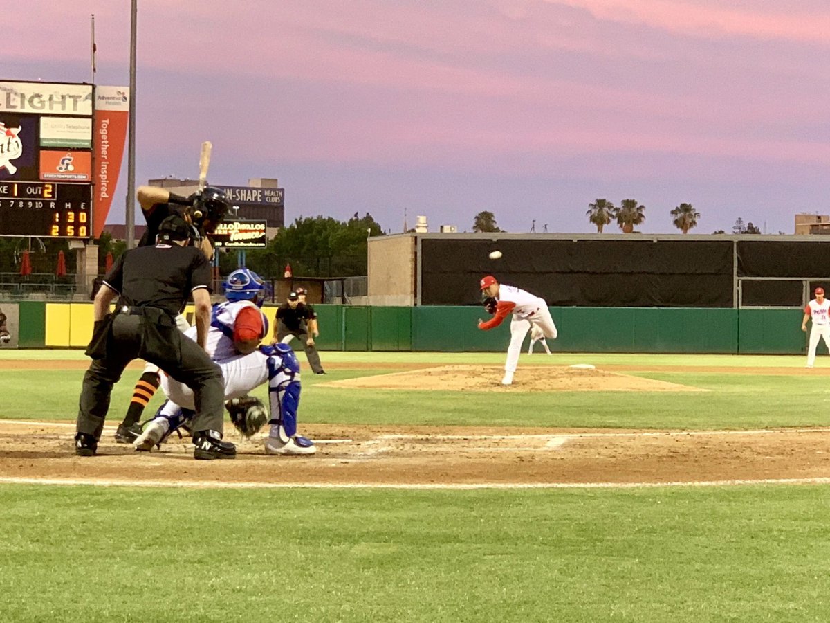 MappingThePath's tweet photo. One joy of following @MiLB is watching prospects make it to the majors. 

On my first baseball road trip in California in 2019, I watched Jesus Luzardo pitch three scoreless innings for the @stocktonports, and today he started Game 1 for the @Phillies 

https://t.co/t92b73xhVQ https://t.co/xeo7ub6qaO