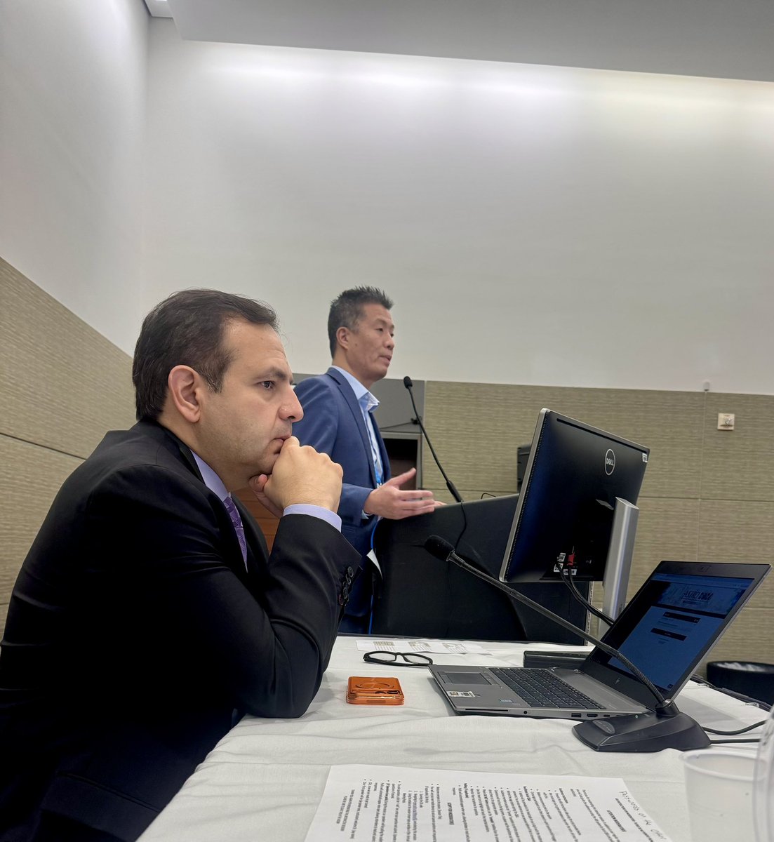 lauren_henke's tweet photo. Catching up after a whirlwind day!! Really enjoyed our multi-modality adaptive session led by @TamerRefaatMD + @PercyLeeMD @KevinAlburquer1 ! Great takes on how MRI-guided, CT-guided, and offline ART fit together into the global clinic. Many practical pearls! @ASTRO_org #ASTRO26 https://t.co/hMRTP30bIf