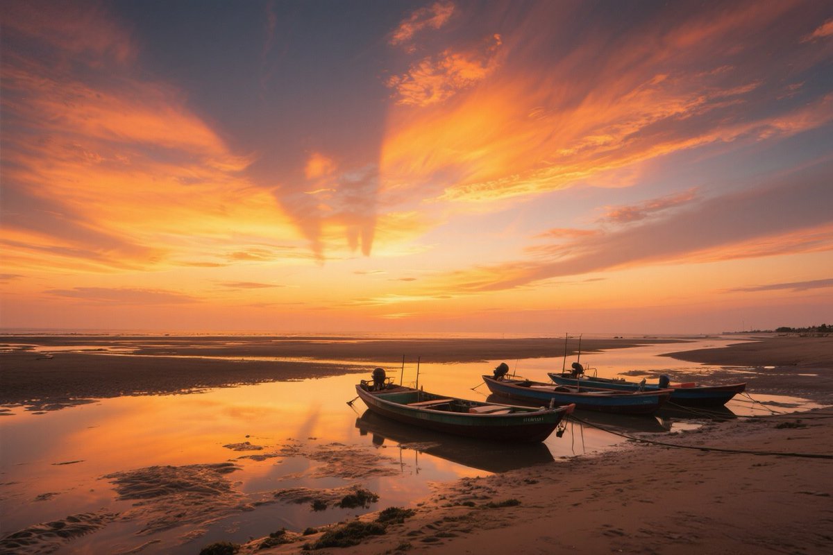 Denchannel212's tweet photo. On my solo trip, I found peace by the quiet bow of a old boat, watching the dusk paint the sky. https://t.co/3rykjbQAfp