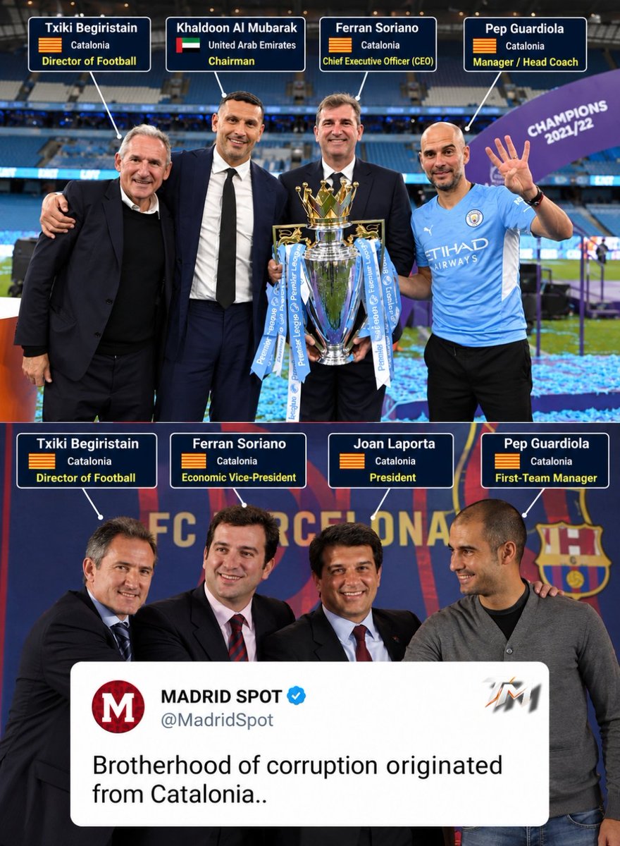 TMfutbal's tweet photo. City Scandal ✅

Negreira case ⏳ https://t.co/gvV4LxyLA9
