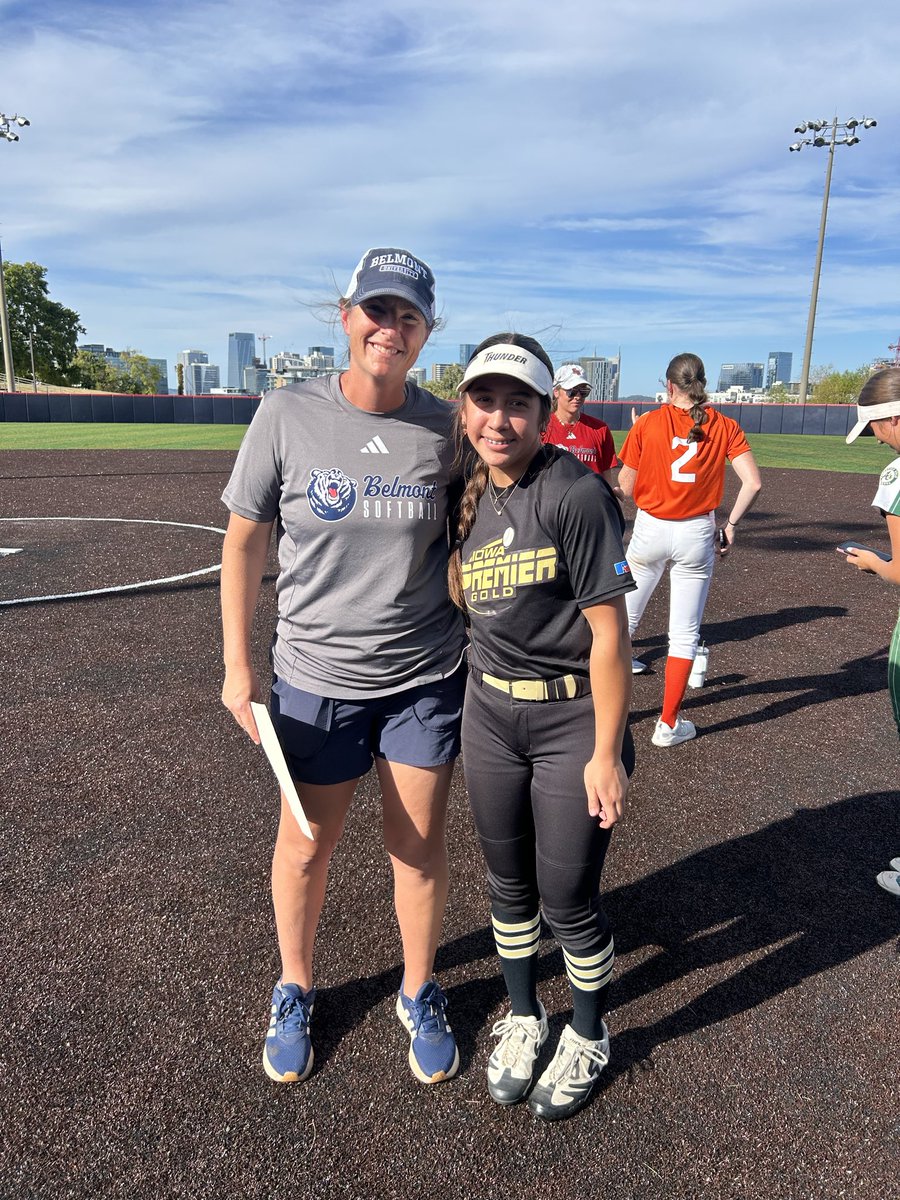 eleanorj2029's tweet photo. Had so much fun on Sunday at my second @BelmontSoftball camp! Great opportunity to represent @IPF_Shrai, compete with top talent, and get pitching tips from Coach Matthews, Coach K, and @MayaJohnson_SJA! Hitters, beware! 😉 #ItsBruinTime #lefty #fastpitch #classof2029 @MaxPreps https://t.co/KQaYhf5ZWO