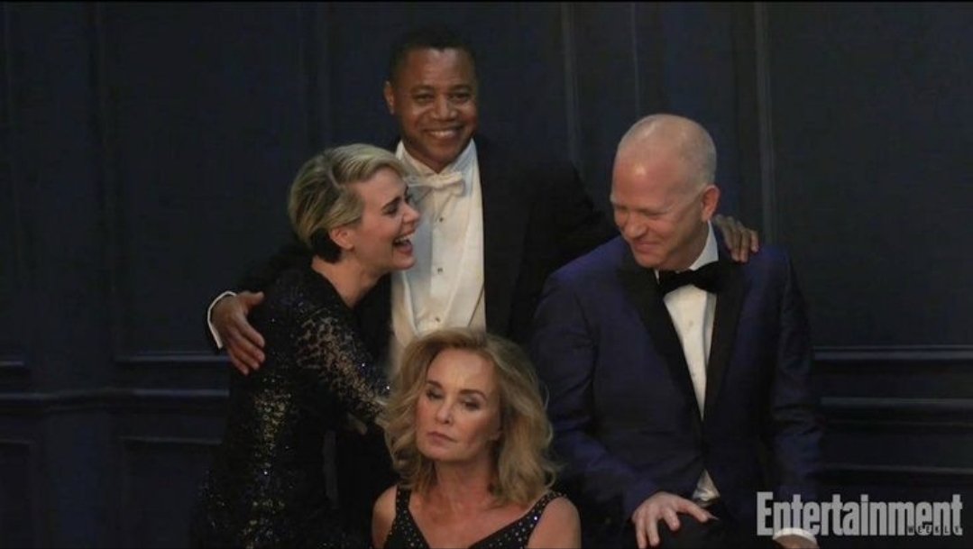 lesbolange's tweet photo. I love that there's photographic evidence of the exact moment that Jessica Lange decided she was done with american horror story https://t.co/zccZYiSpr8