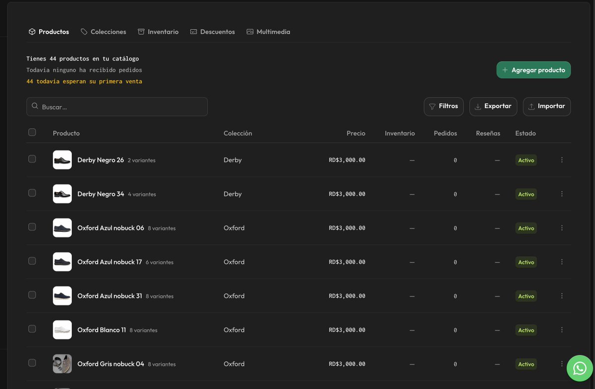 ronaldships's tweet photo. Pretty proud of the UI/UX I've built for Karrito.

A SaaS for sellers to manage their catalog and take orders through WhatsApp.

Here's a look inside.

What would you change first? Honest feedback welcome 👇

#BuildInPublic https://t.co/SP87kOGUj4