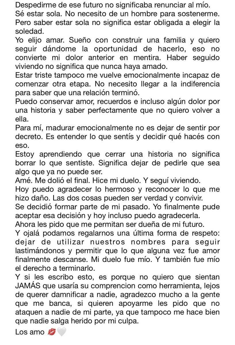 fedeebongiorno's tweet photo. 📲 La Joaqui publicó una serie de mensajes en su canal de difusión haciendo aclaraciones sobre su vínculo con Tiago PZK y lo que pasó con Luck Ra https://t.co/BPUngAuwj5