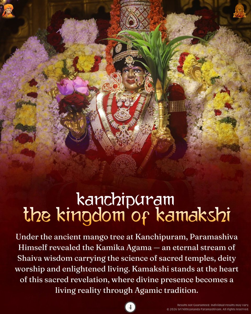SriNithyananda's tweet photo. KAMAKSHI — THE MOTHER WHO BRINGS ALL SEEKING TO COMPLETION. https://t.co/gSW1lqEEGC