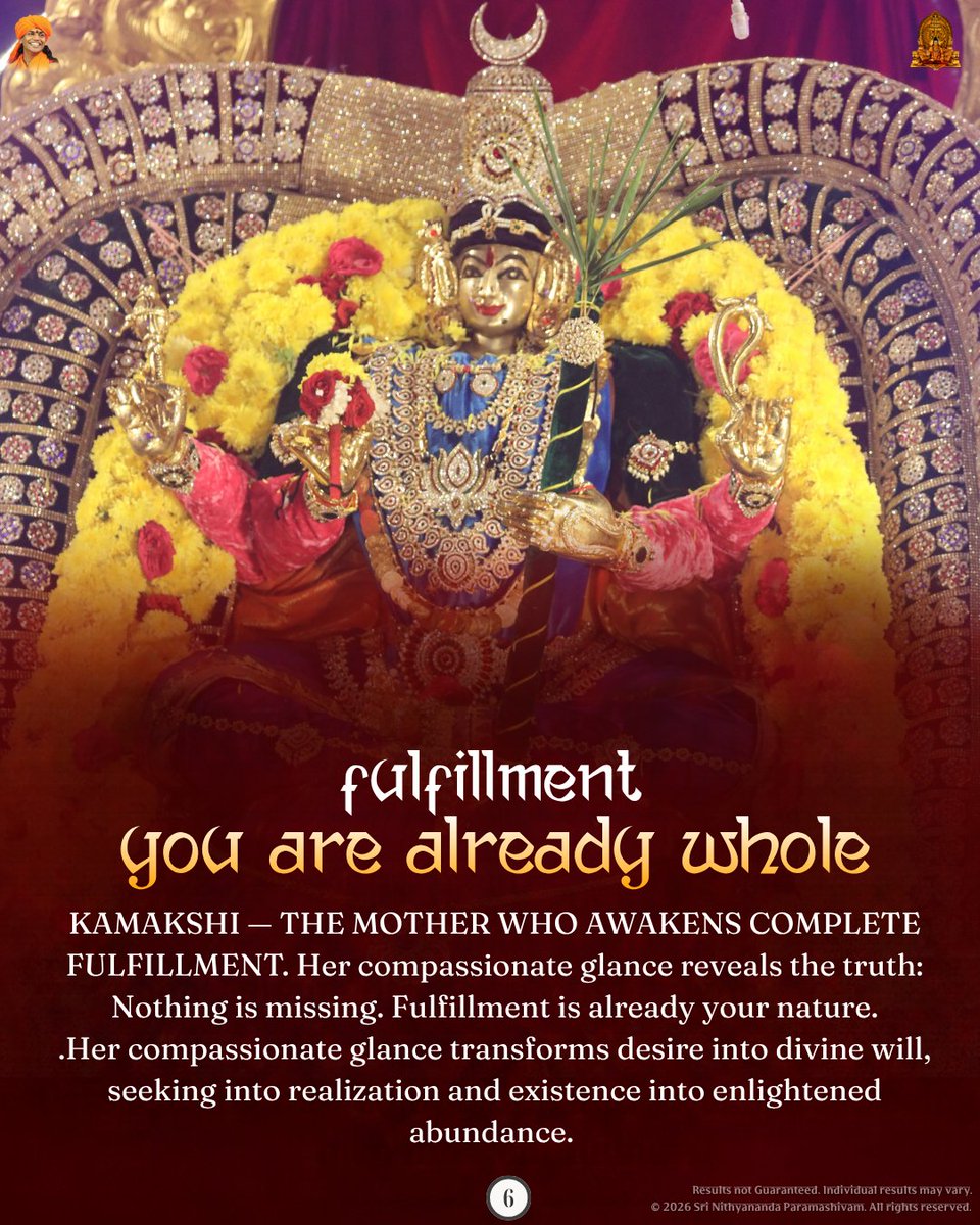 SriNithyananda's tweet photo. KAMAKSHI — THE MOTHER WHO BRINGS ALL SEEKING TO COMPLETION. https://t.co/gSW1lqEEGC