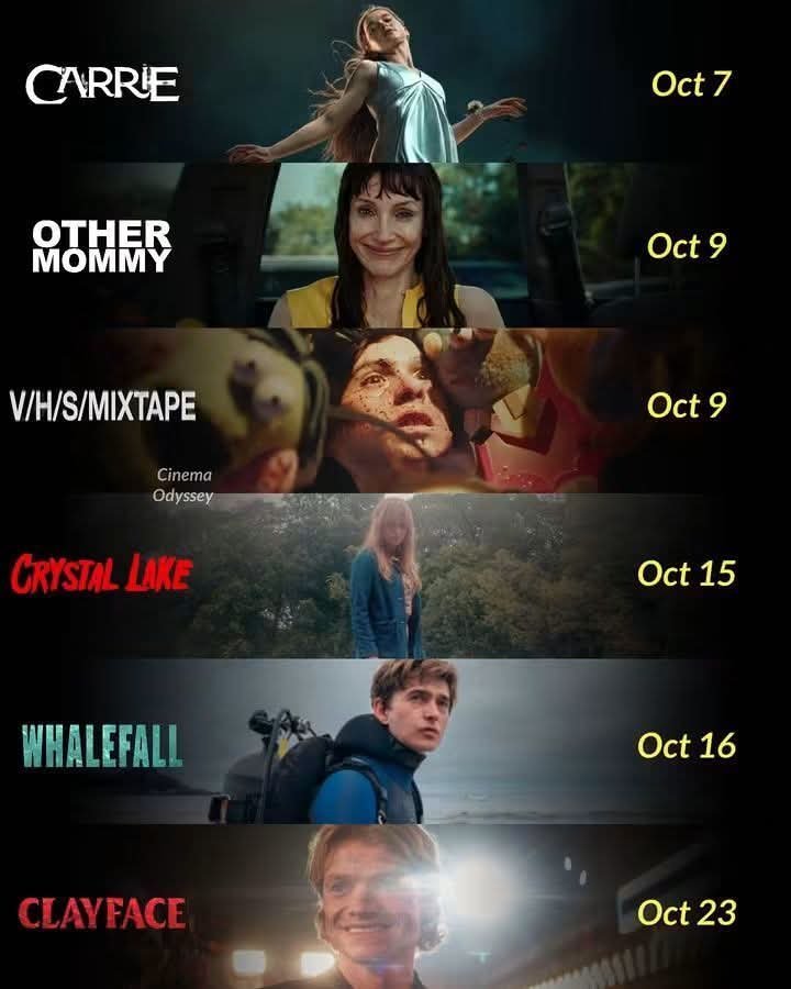 horrorlosers's tweet photo. El octubre de terror que viene, madresita. https://t.co/5t7H6piXwQ
