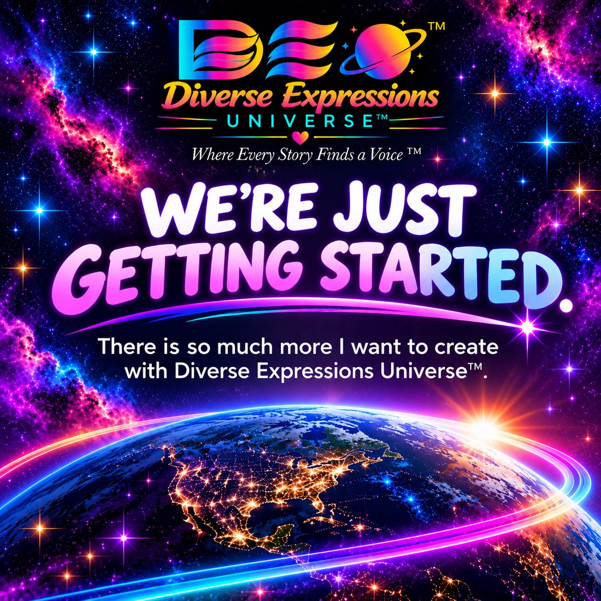 DiverseExpressU's tweet photo. 💜🚀 We’re just getting started.

From apparel and books to characters, TV shows, movies and new worlds, there is so much more I hope to create.

This is only the beginning. 🌎✨

#diverseexpressionsuniverse #representation #storytelling #creativity #dreambig https://t.co/2I0tu6OPsJ
