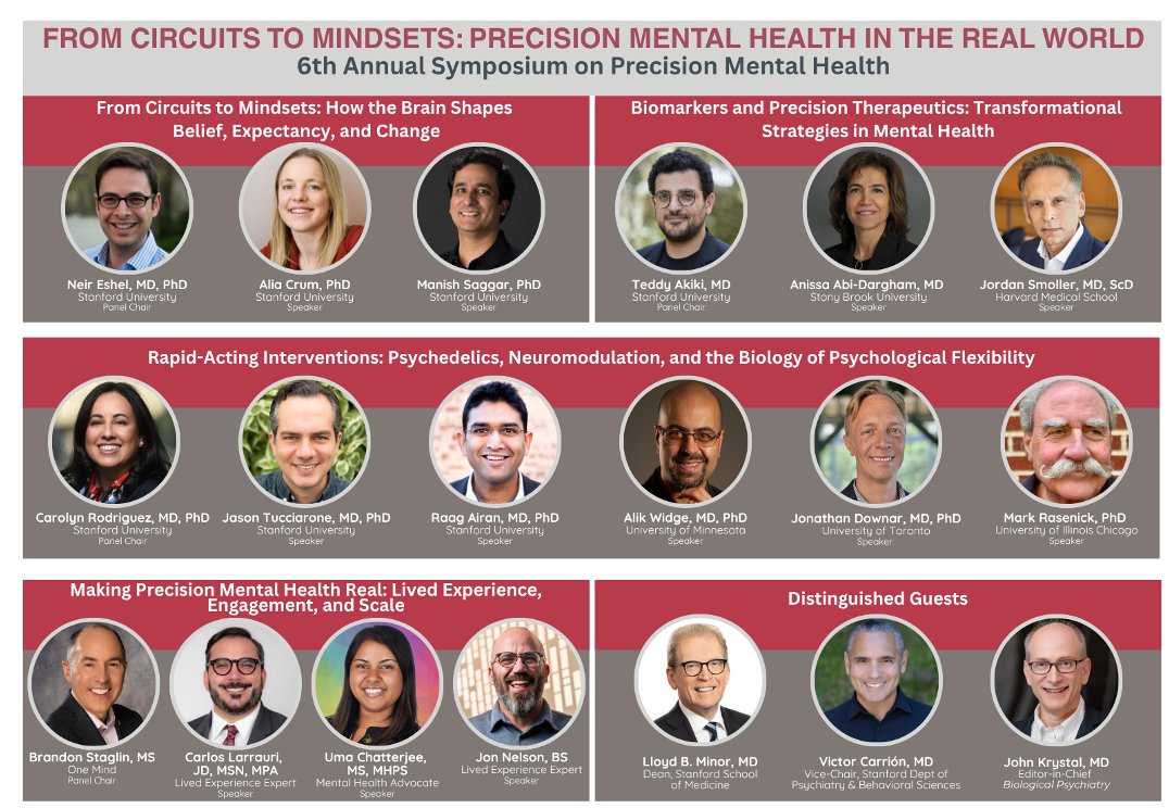 Stanford_CPMH's tweet photo. That’s a wrap on our 6th Annual Precision Mental Health Symposium! 🧠

Thank you to our speakers, panel chairs, poster presenters, judges, and everyone who joined us for sharing your perspectives and sparking thoughtful, lively conversations about the future of mental health care. Together, you brought “From Circuits to Mindsets: Precision Mental Health in the Real World” to life.
A special thank-you to our organizing team and dedicated supporters for making it all possible.

Many perspectives, one shared commitment: making precision mental health a reality for everyone.

See you next year on September 24, 2027!

#StanfordCPMH #NeuroscienceIsPersonal #PrecisionPsychiatry