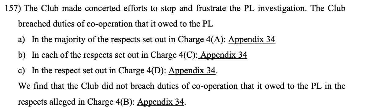 vladakolic's tweet photo. @themagic_tophat isn't it that non-cooperation on one of the charges was not proven, but non cooperation on the other charges was? i.e. charged for 4A, 4C, 4D, but not 4B ? https://t.co/9OlKHfp1Rh