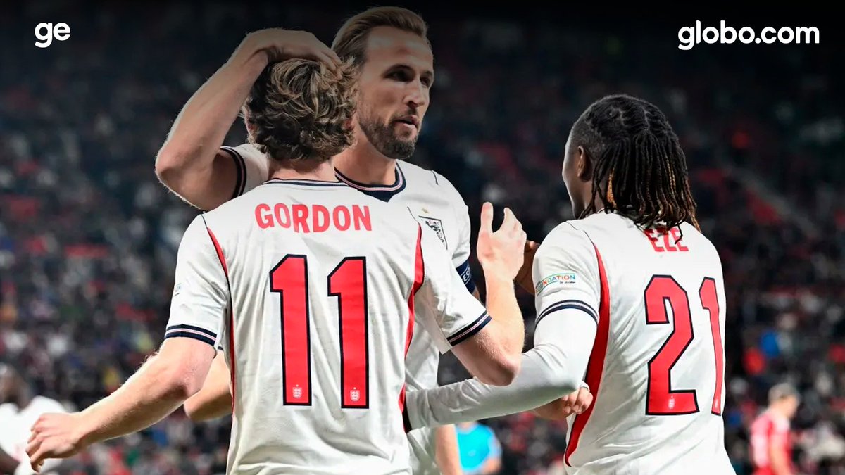oficialglobocom's tweet photo. Com um a mais, Inglaterra vence República Tcheca em Praga 😎 veja os melhores momentos: https://t.co/L0M0TG2u2a

#gcomFut https://t.co/XTgHW4sIrl