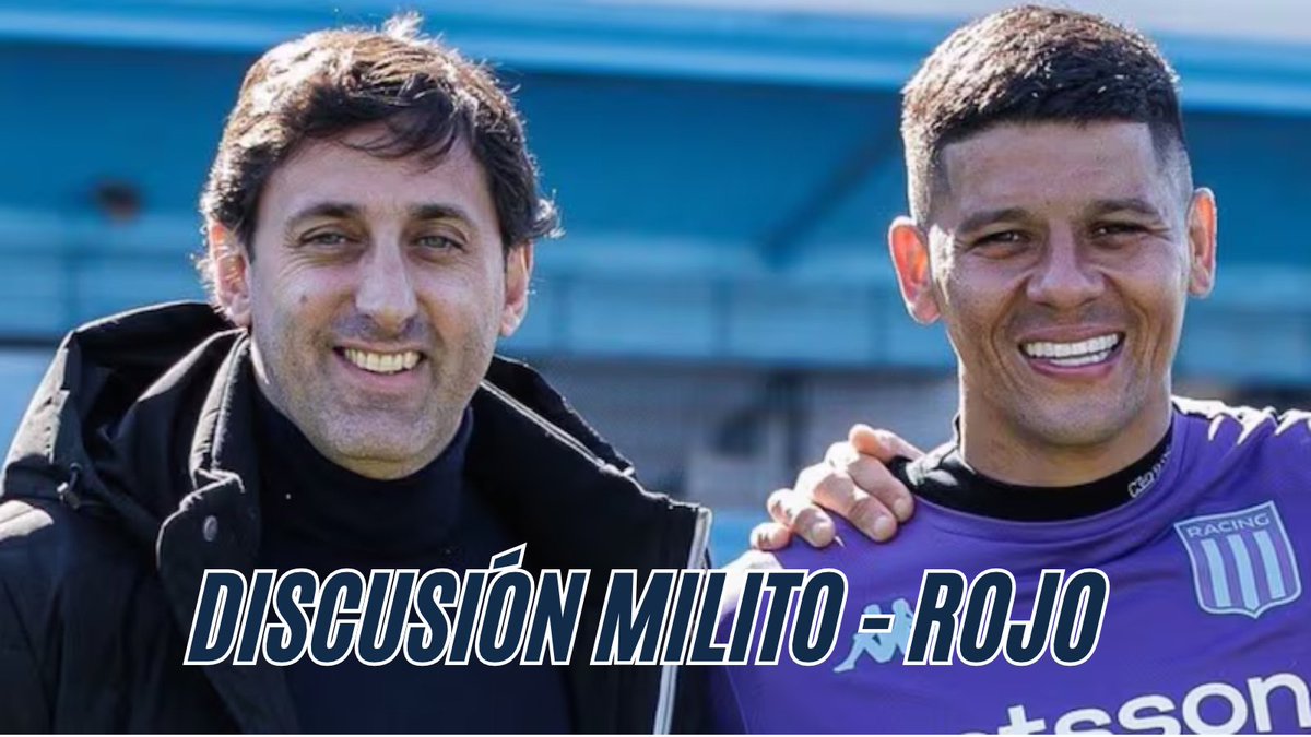 deportes24ar's tweet photo. 🚨AHORA | MARCOS ROJO SE PELEÓ A LOS GRITOS CON DIEGO MILITO y NO SE ENTRENARÁ NI JUGARÁ MÁS CON RACING CLUB.

⚠️Por ahora, RACING CLUB NO LO VENDE a ESTUDIANTES DE LA PLATA y se quedaría sin jugar por el resto de 2026.

ℹ️ @juanpablomarron - @fedebueno73 https://t.co/zLBz2WhT0G