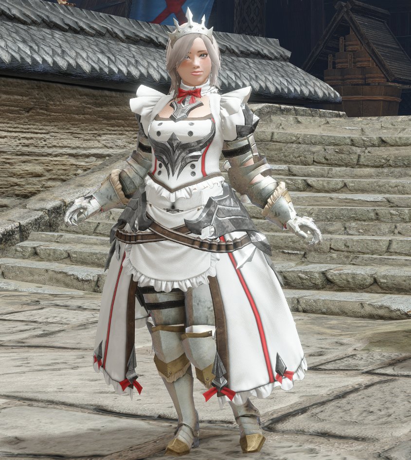 00violens's tweet photo. what do u guys think about my hunter? i tried to give her a knight-maid outfit... https://t.co/qIfvZwNRWM