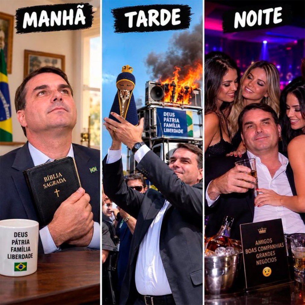 BrasilPost13's tweet photo. Após perceber que perderá as eleições, e pode ir pra cadeia, Flávio pede ajuda a Pablo Marçal ...  🤣     👇 https://t.co/ZnM6jG54WE