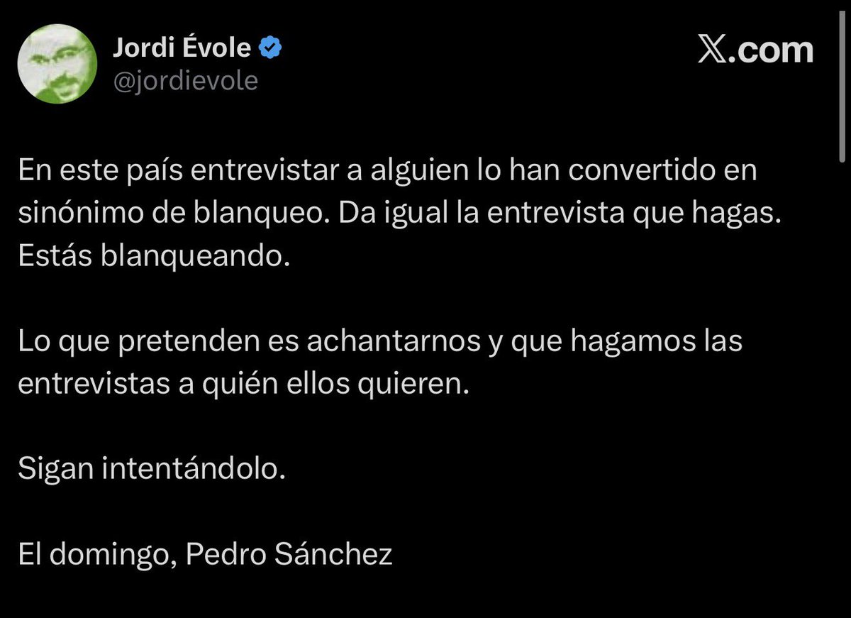 CuratorMis26632's tweet photo. @jordievole No me digas, Jordi… ¿lo que te jode ahora es que den voz a todos, eh falso de mierda? Tú, el que soltabas esto hace no tanto (2023). ¡ FAAAAAAAAALSO E HIPOOOOOOOCRITA! 🤡🖕🏻 https://t.co/SgowIQhrZ0