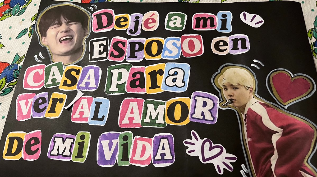 sugaminbiased's tweet photo. Habemus CARTEL JAJAJA!

PD: Mi esposo se enojó 🤣🤣🤣🤣 pero ajá https://t.co/sNhfwV9yeI