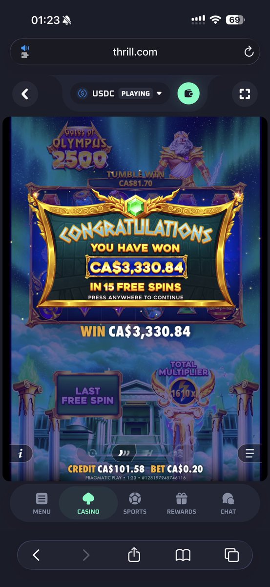 craaze's tweet photo. If you dont Play on @Thrill_com you Are Doing something wrong!

Also my Leaderboard does end in 11 days 👀

Code „CRAAZE“ https://t.co/r27MK57Xfo