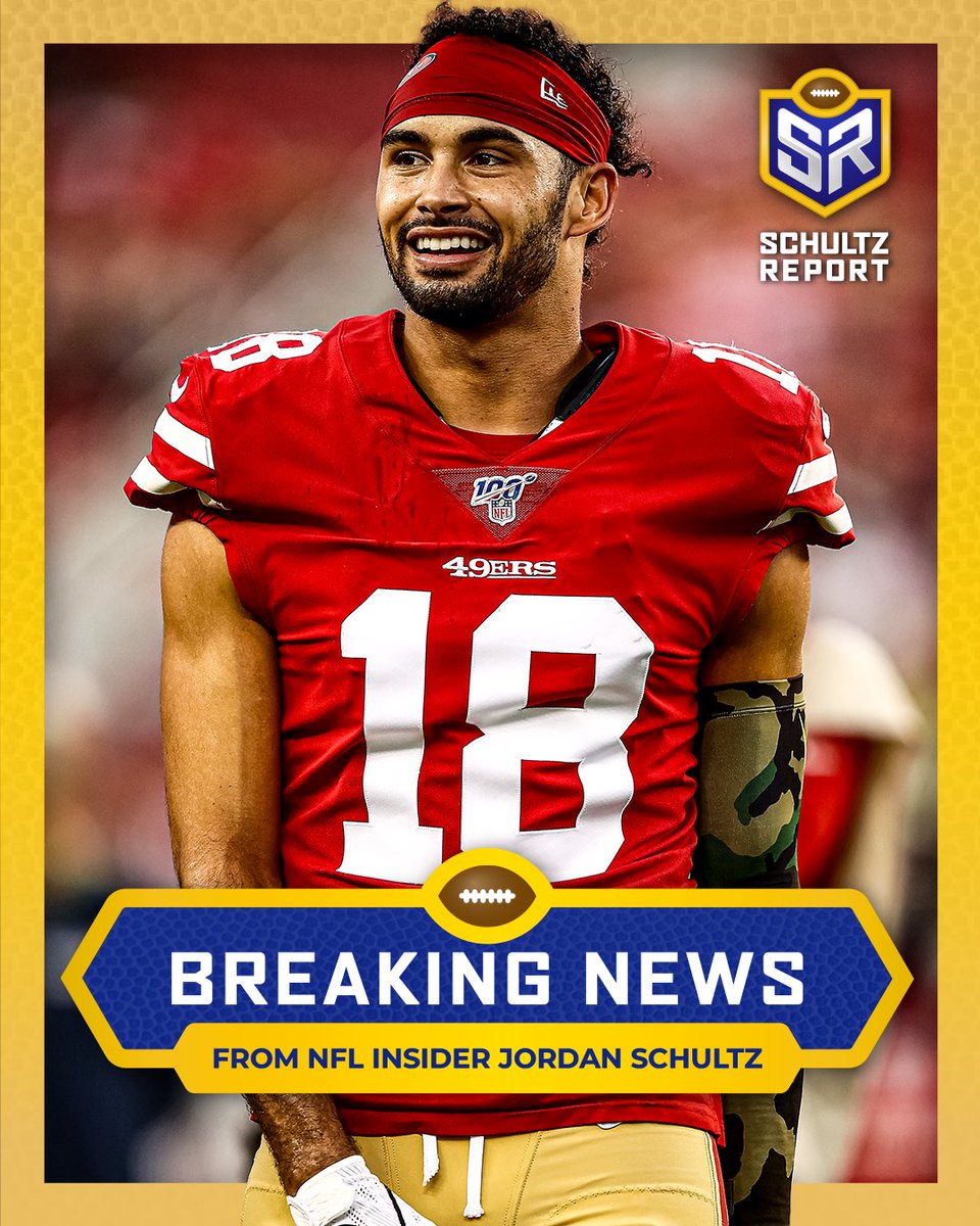 Schultz_Report's tweet photo. Reunion! The #49ers are signing WR Dante Pettis, eight years after selecting him in the 2nd-round of the 2018 NFL Draft, per sources.

Pettis is headed back to where his NFL journey began. https://t.co/C1TIVP4VHK