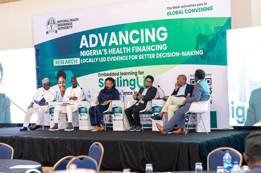 dgiconsult's tweet photo. Our CEO @GafarAlawode participated in a panel session titled "Who pays for the evidence Nigeria needs to shape and sustain its health financing reforms? Moderated by Dr. Francis Ukwujiwe, Health Economist, @WHONigeria.
#HealthFinancingResearch #WhoPays #LocallyLedEvidence https://t.co/FiQgW46gaN