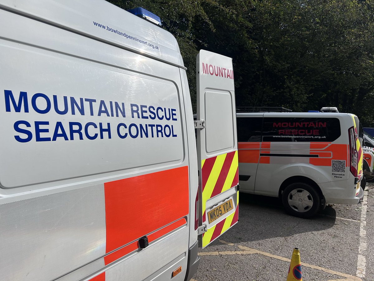 BPMRT's tweet photo. 1156hrs 29/09/26

Call-out by @LancsPolice to continue a missing person search in the Lune Valley.  Thanks to @MRSearchDogsEng from the @CaveRescueOrg and @SwaledaleMRT, @LDMRSDA, and @BoltonMRT for their assistance.

(Library 📸) https://t.co/mvxoH1Cxjr