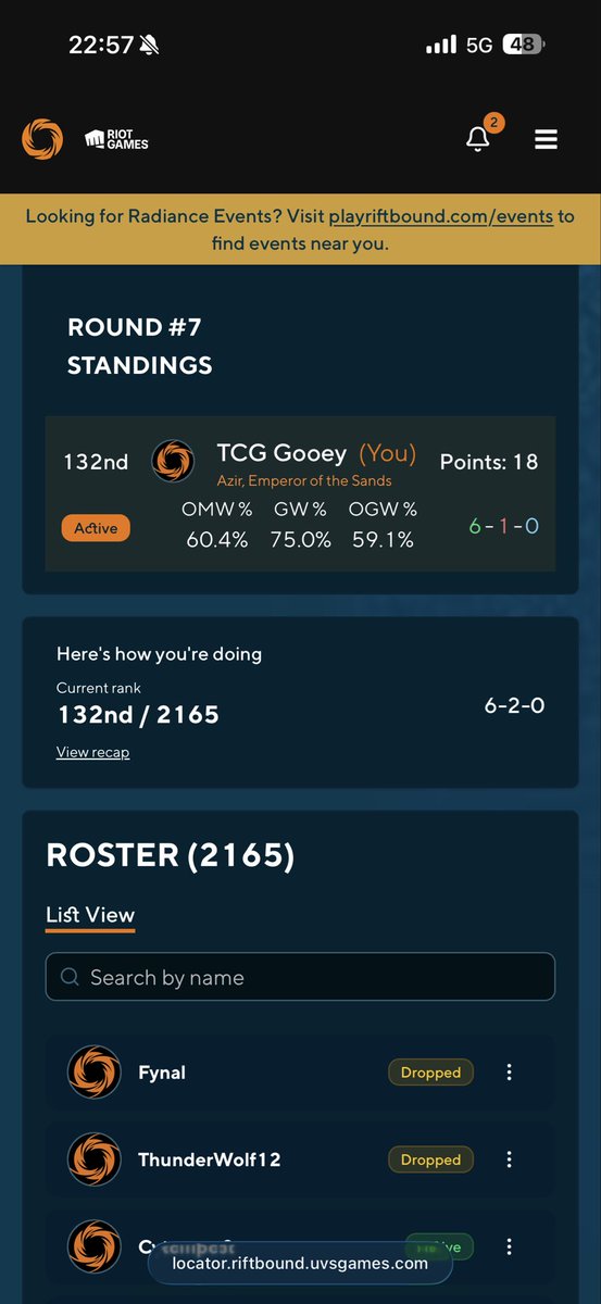 TcgGooey's tweet photo. After an amazing weekend at #RQLA I’m back to the grind for a nice 12 hours overnight. Thankful for my family, friends, teammates, and the best sponsor @TCG_Triad for allowing this old guy to live his childhood dream! https://t.co/OXQ7B33uDT