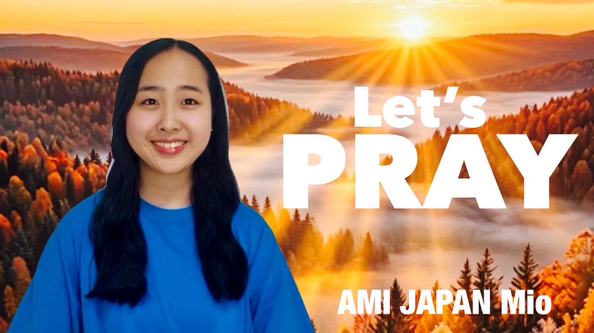 stsachiko's tweet photo. 9/30(水)

https://t.co/8NRbOIreCu

Let’s Pray 
AMI JAPAN Mio https://t.co/mqy41iNr8g