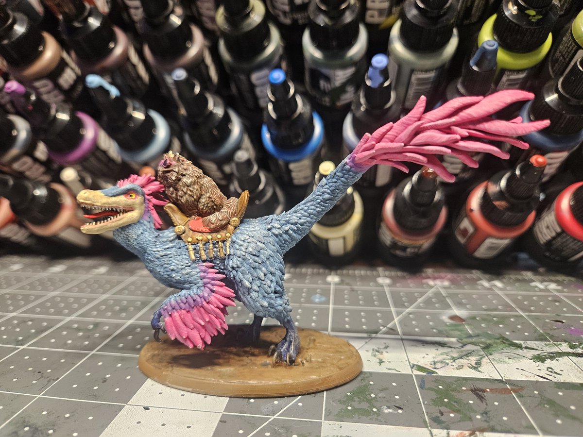 GuardiansMH's tweet photo. We had to share how our minis came out for our Mindful Painting block during our Autumn Charity Stream Weekend last weekend! 

@ssj5goku28 -  GMH Steward mini
@avgjoe227 - Mongo &amp; Princess Donut https://t.co/FzMQB93zb6
