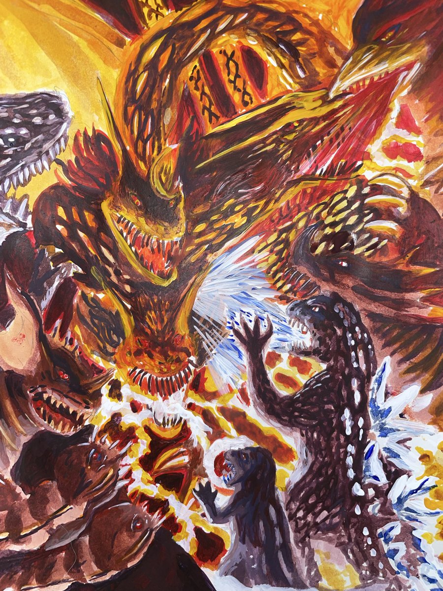 GothamRemnant's tweet photo. @Godzilla_Toho @godzilla_jp I want to draw Godzilla trading cards someday. 😆❤️ https://t.co/qljdiRhYAa