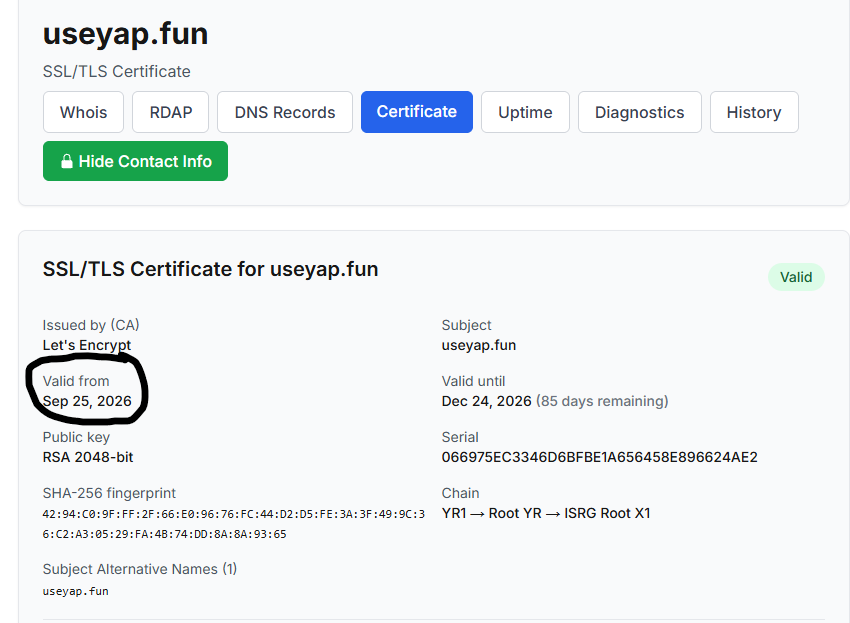 yappdotfun's tweet photo. Apparently @useyapdotfun rugged?

This is funny because earlier people compared us to them and said we were a copy, but we started building before them. As you can see below we registered our domain 3 days before them, and we will keep building.

Every yapper deserves to get paid for all the yapping. Thats why we are here.

Launch something then buy on @fomo and start yapping to get paid. 

https://t.co/J1D3oJlgdr